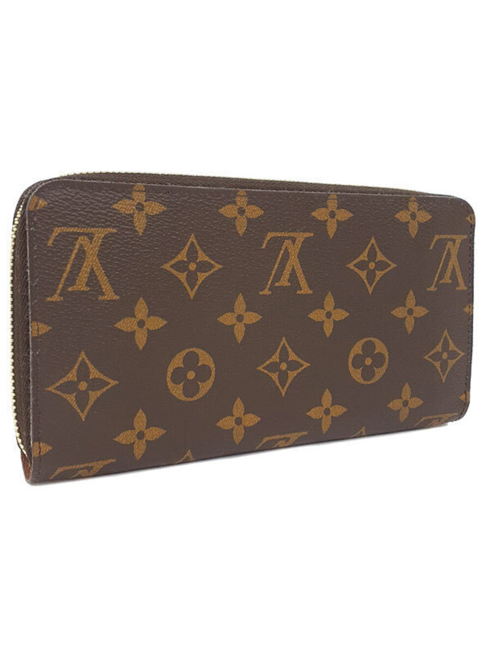 Louis Vuitton Wallet Round Zipper Monogram Long Zippy Brown